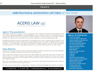 Aceris-Law仲裁法律确认，本年度2017-300x229