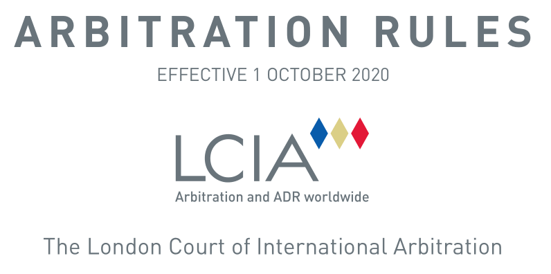 Nuevo 2020 Reglas de arbitraje de LCIA